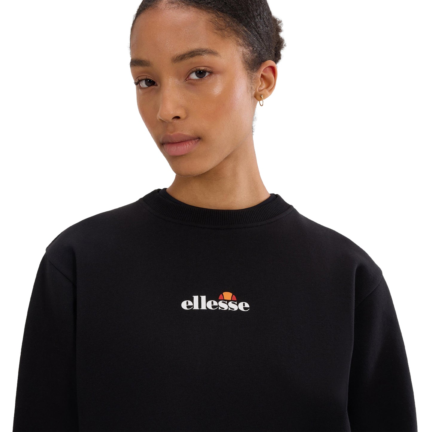 Black - Side - Ellesse Womens-Ladies Svetlana 2 Sweatshirt