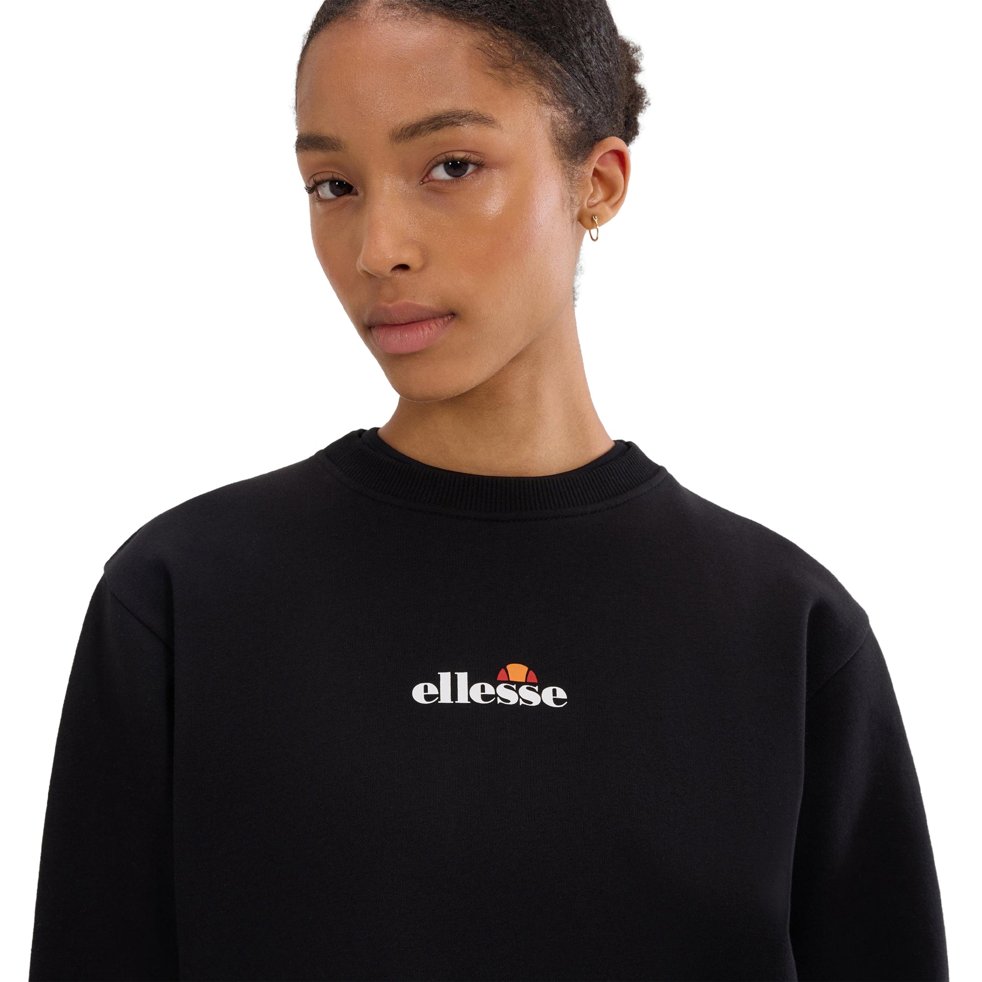 Black - Side - Ellesse Womens-Ladies Svetlana 2 Sweatshirt