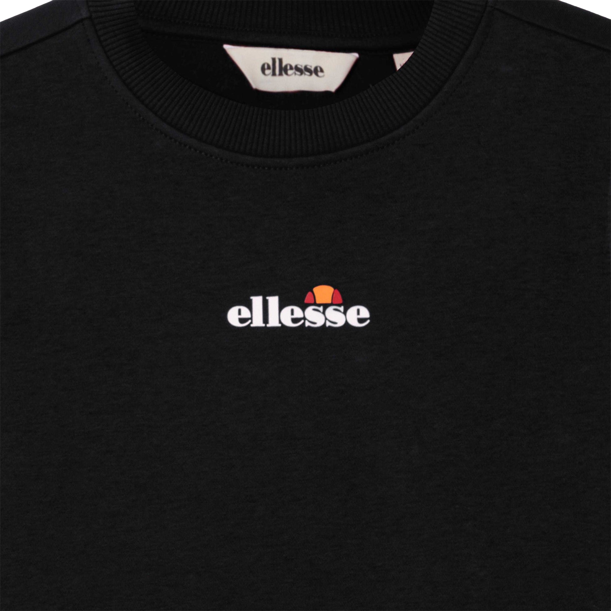Black - Side - Ellesse Boys Fairros 2 Sweatshirt