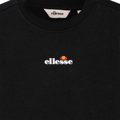 Black - Side - Ellesse Boys Fairros 2 Sweatshirt