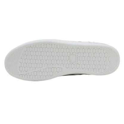 Blue-White - Front - Patrick Mens Lyon Suede Cupsole Trainers