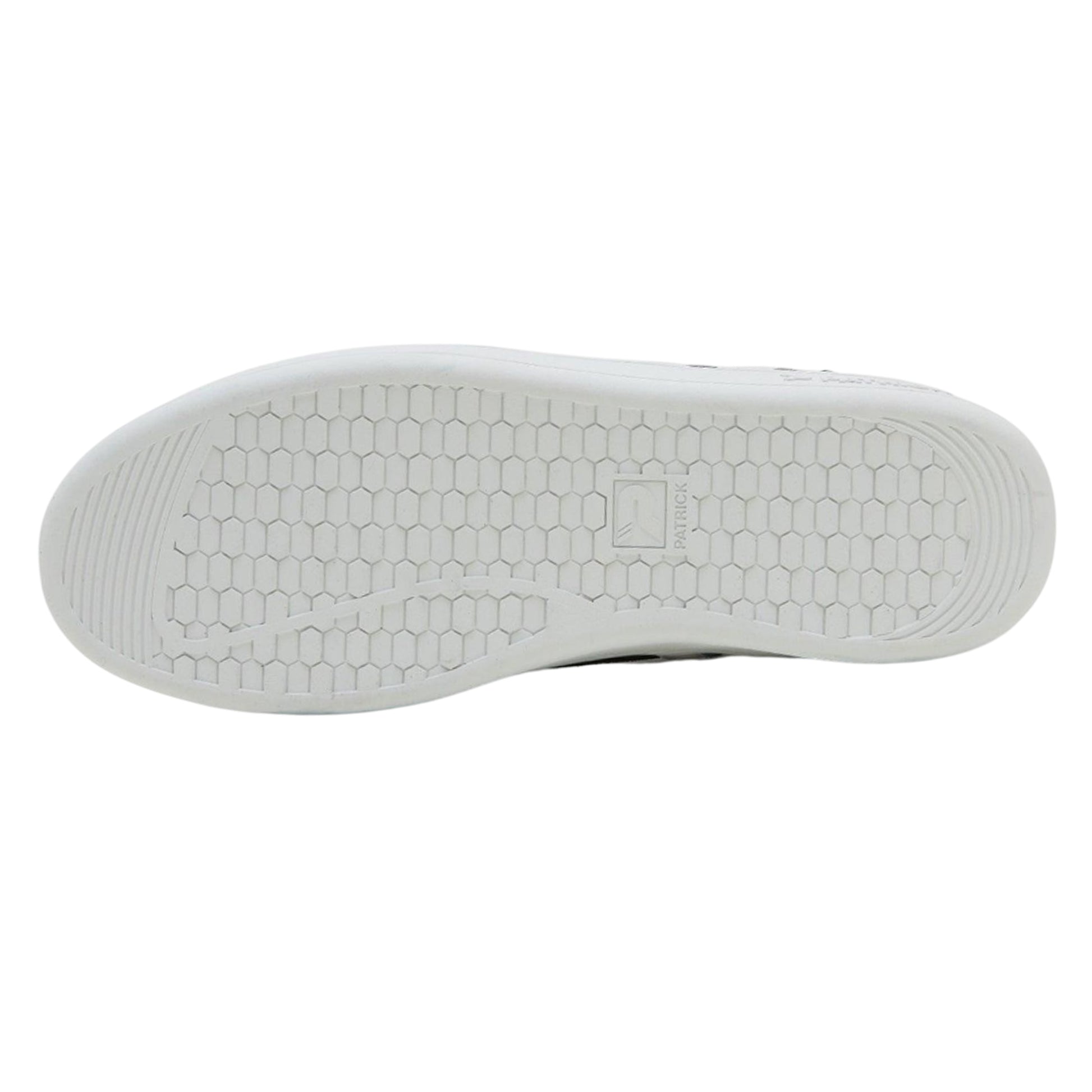 Blue-White - Front - Patrick Mens Lyon Suede Cupsole Trainers