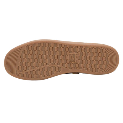 Dark Brown-Beige - Lifestyle - Patrick Mens Monaco Suede Cupsole Trainers