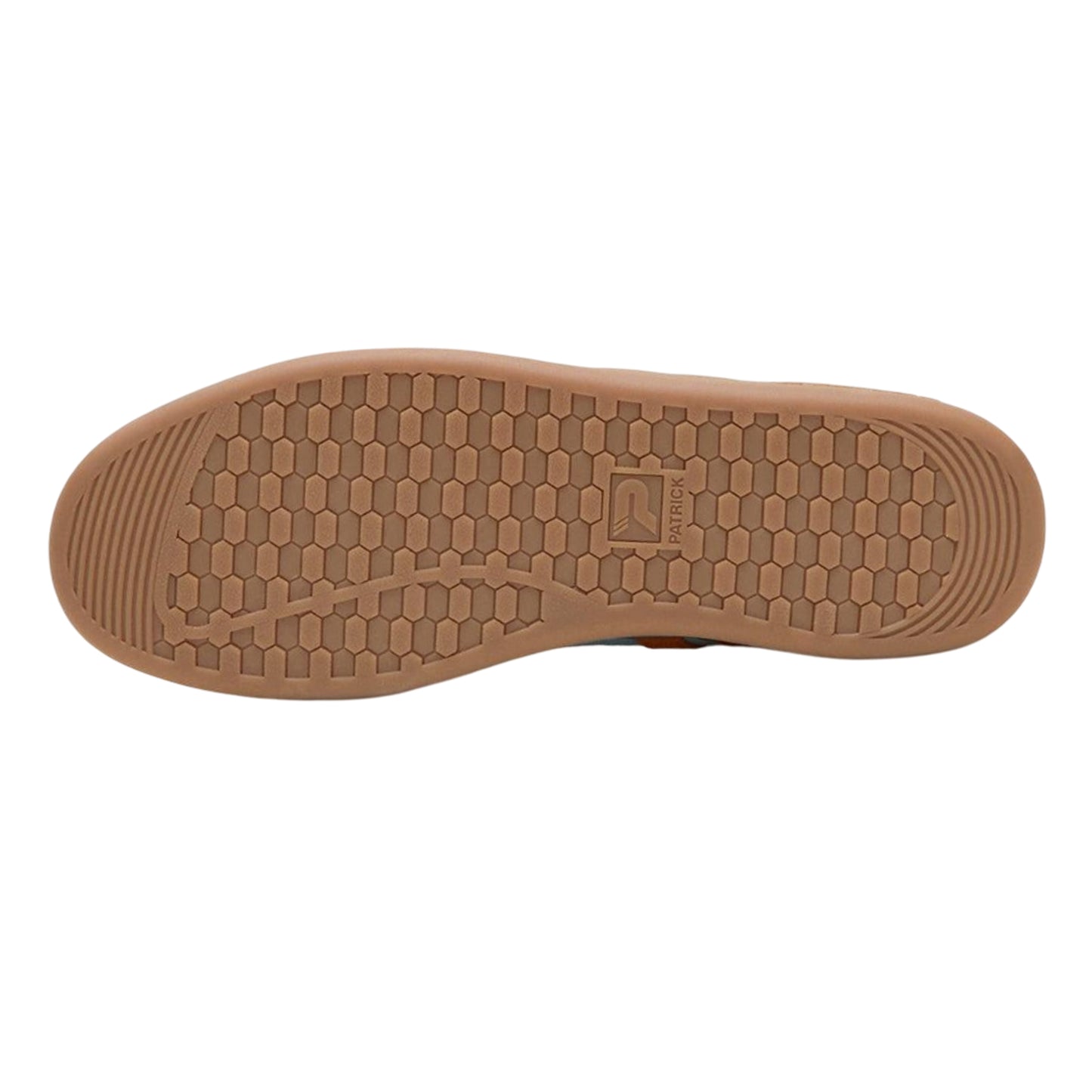 Light Blue-Orange - Lifestyle - Patrick Mens Monaco Suede Cupsole Trainers