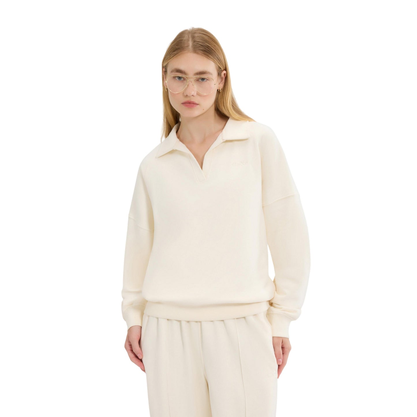 Off White - Front - Ellesse Womens-Ladies Morcone Sweatshirt
