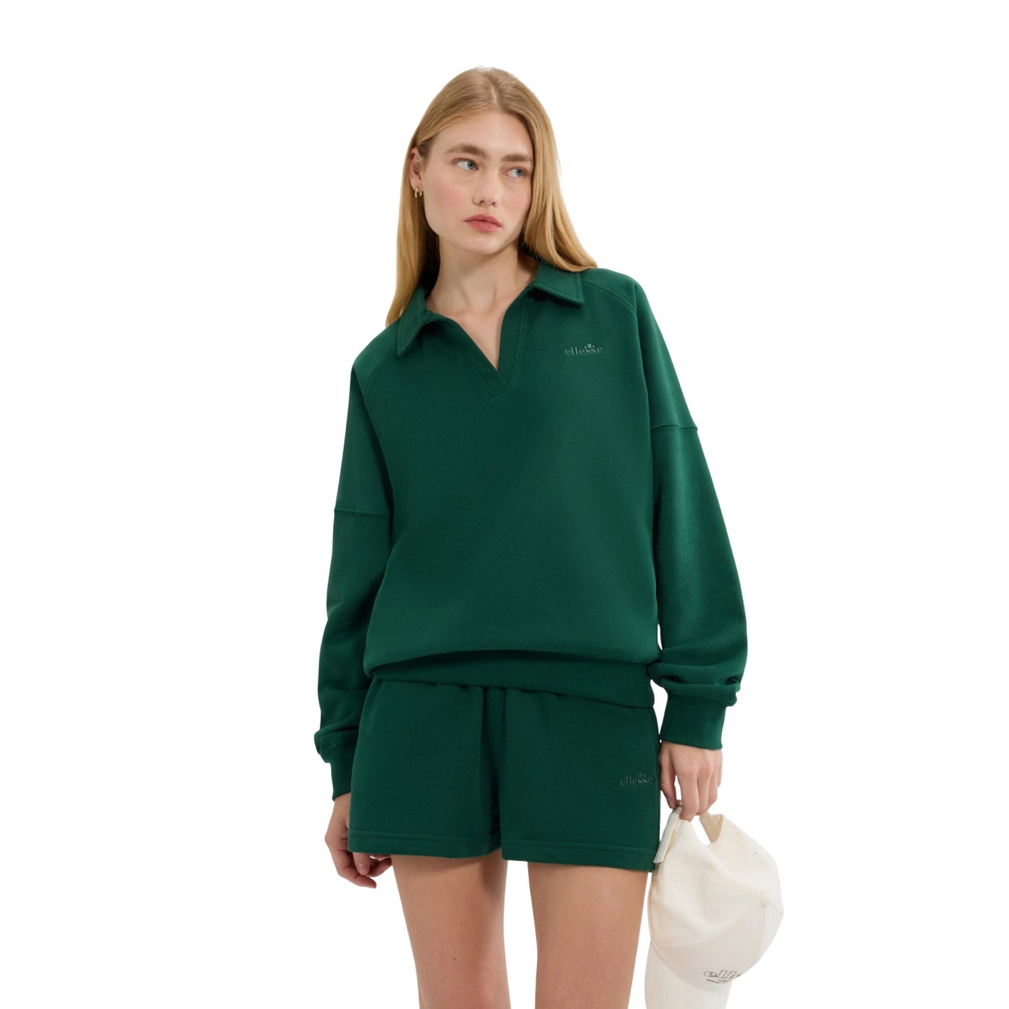 Dark Green - Front - Ellesse Womens-Ladies Morcone Sweatshirt