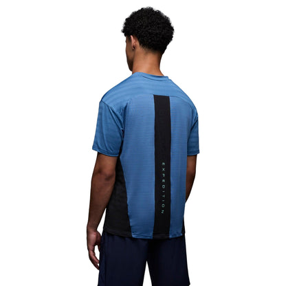 Soft Blue - Back - OEX Mens Piton T-Shirt