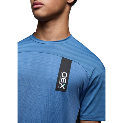 Soft Blue - Side - OEX Mens Piton T-Shirt