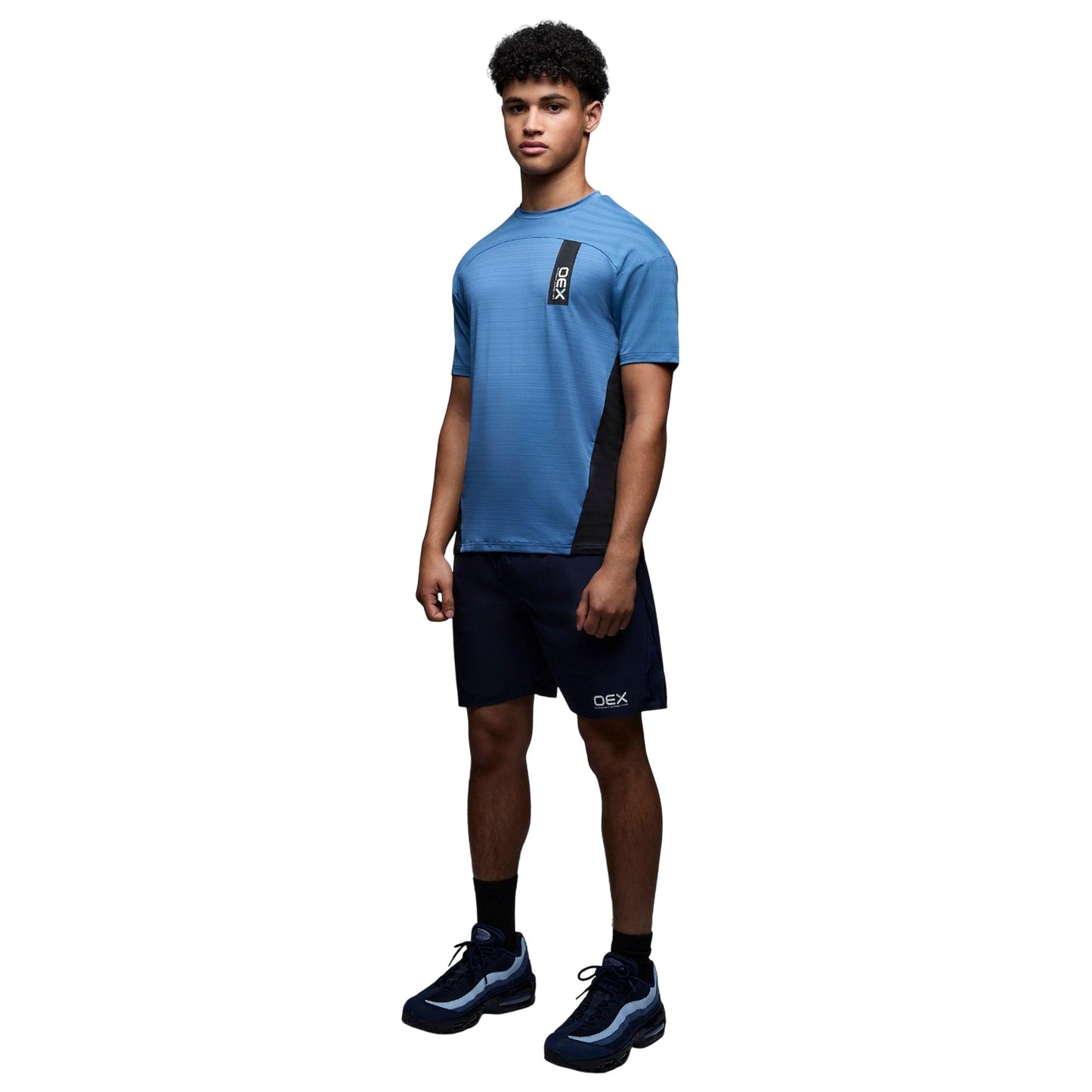 Soft Blue - Lifestyle - OEX Mens Piton T-Shirt