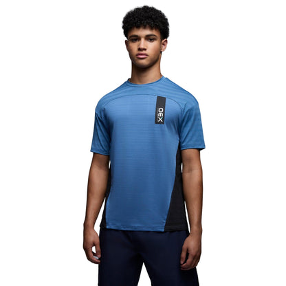 Soft Blue - Front - OEX Mens Piton T-Shirt