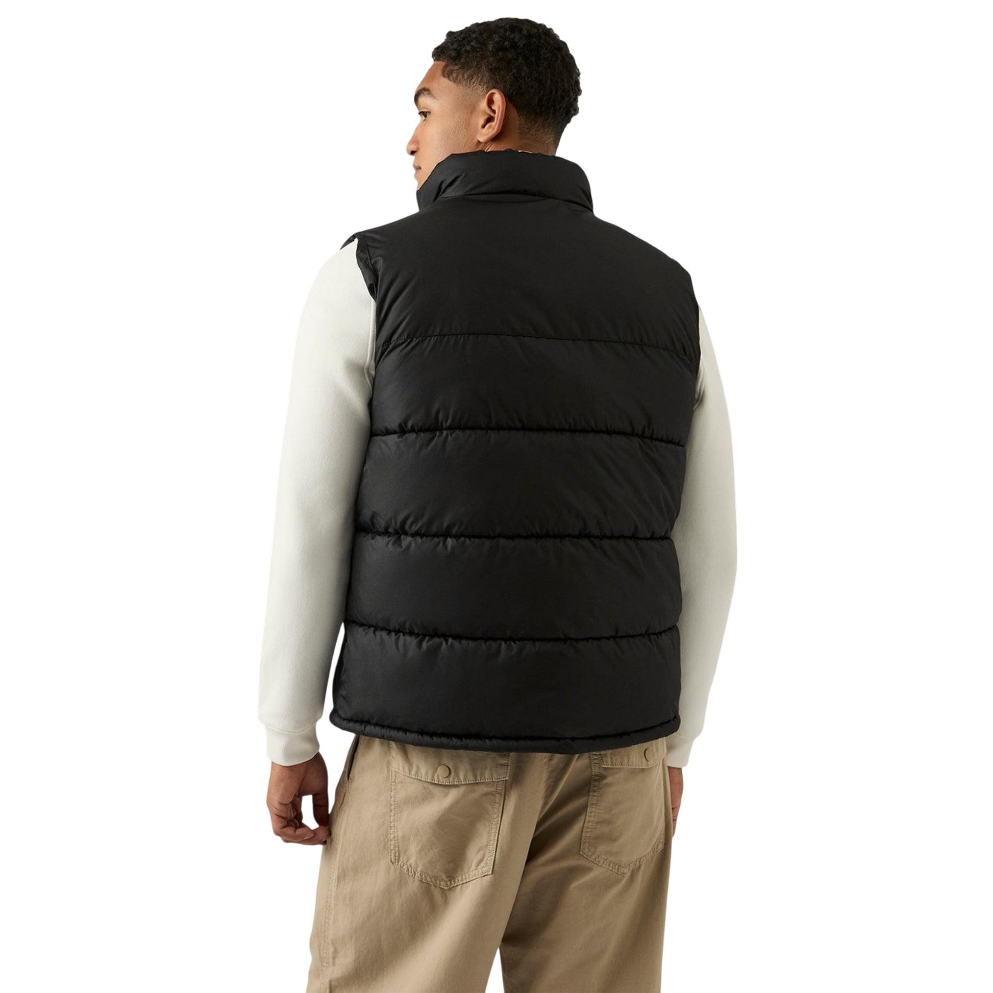 Black - Back - Reebok Mens Quilted Gilet