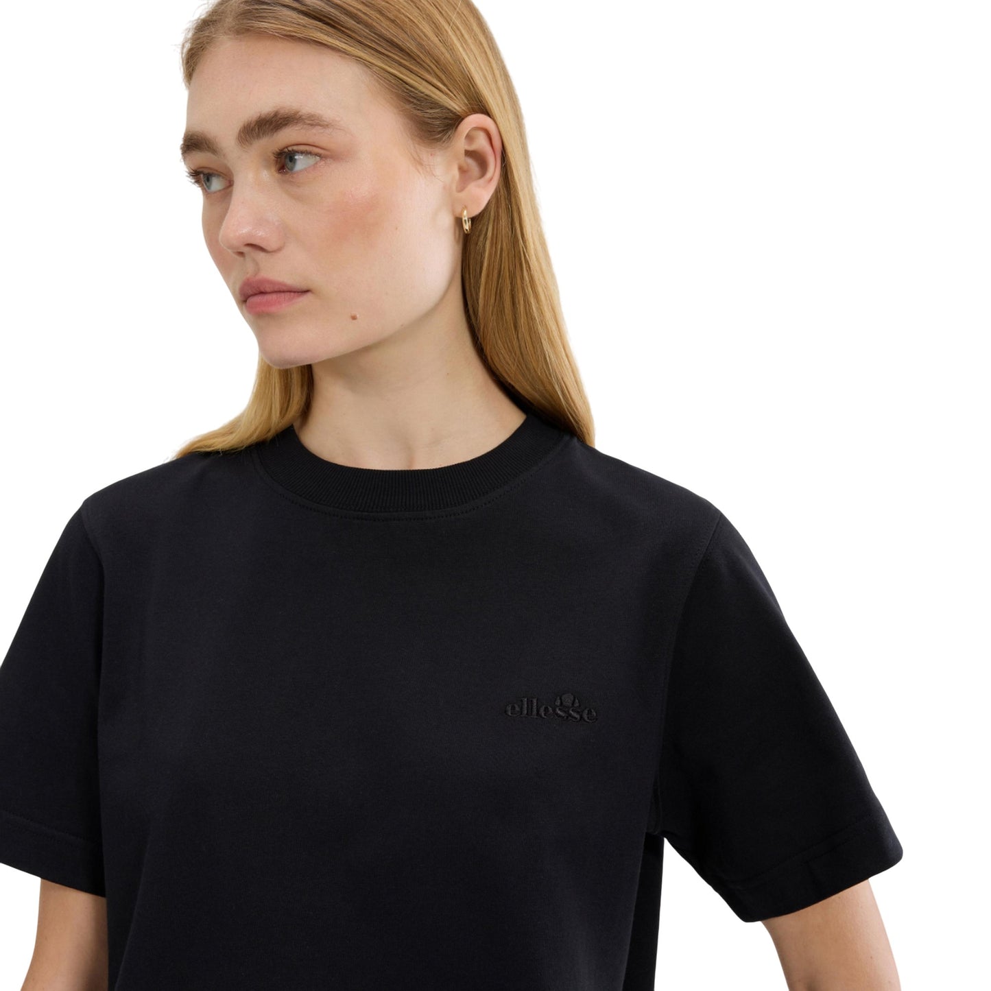 Black - Side - Ellesse Womens-Ladies Rotello T-Shirt