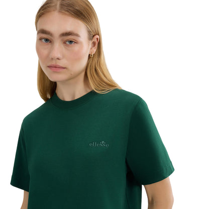 Dark Green - Side - Ellesse Womens-Ladies Rotello T-Shirt