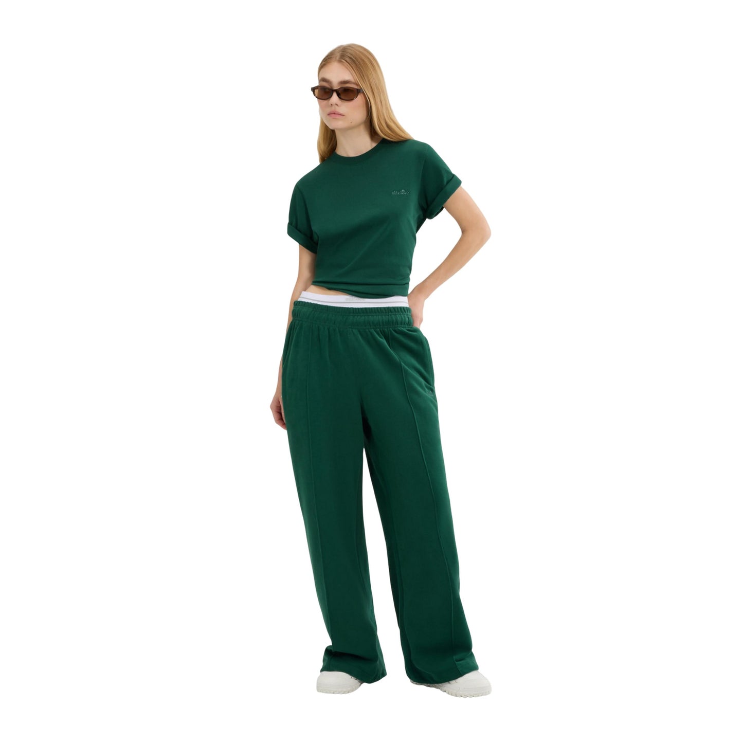 Dark Green - Lifestyle - Ellesse Womens-Ladies Rotello T-Shirt