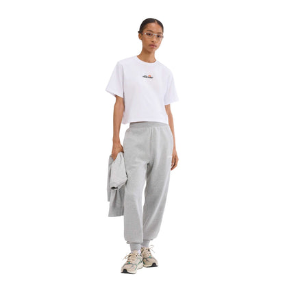 White - Lifestyle - Ellesse Womens-Ladies Silinto 2 Crop T-Shirt
