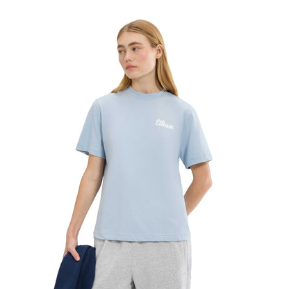 Light Blue - Front - Ellesse Womens-Ladies Soffio T-Shirt