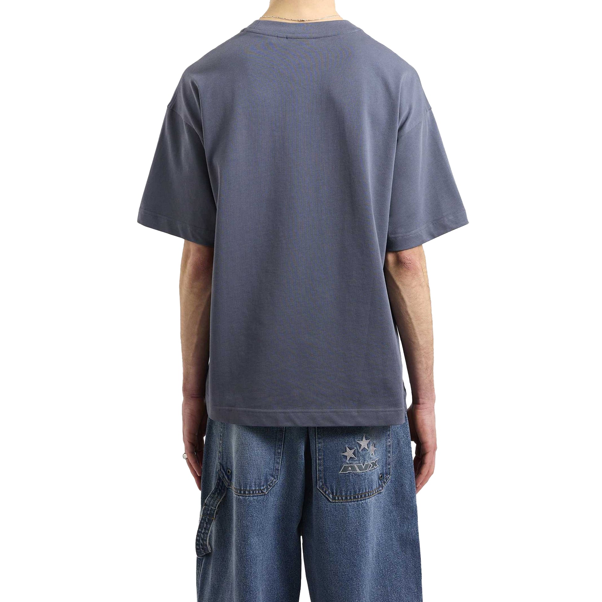Slate Blue - Back - Ellesse Mens Squadron T-Shirt