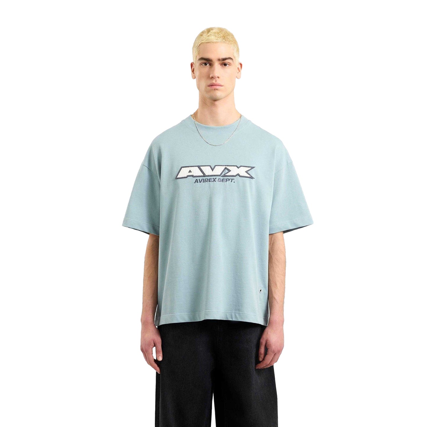 Blue Fog - Front - Ellesse Mens Squadron T-Shirt