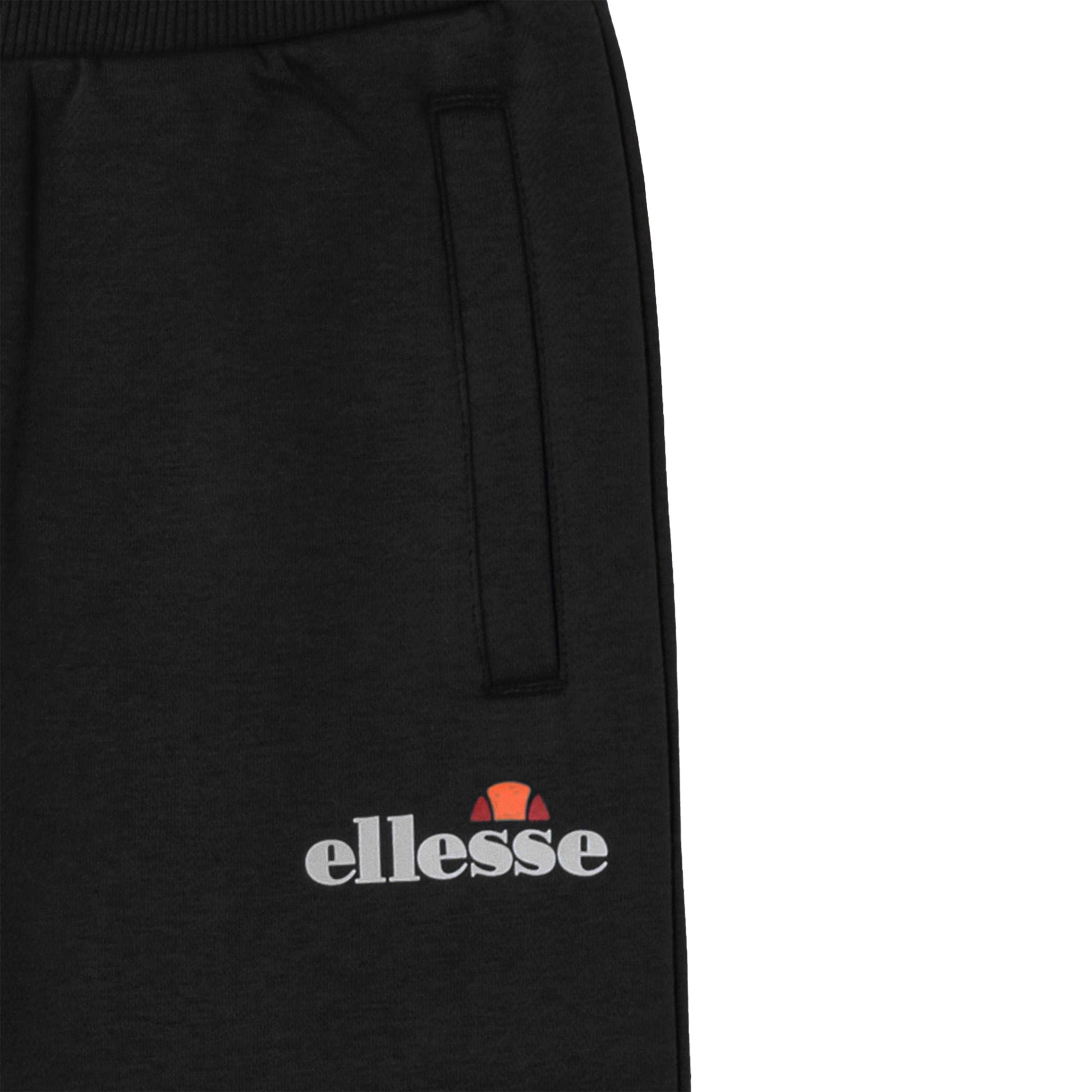 Black - Side - Ellesse Boys Stasere 2 Jogging Bottoms