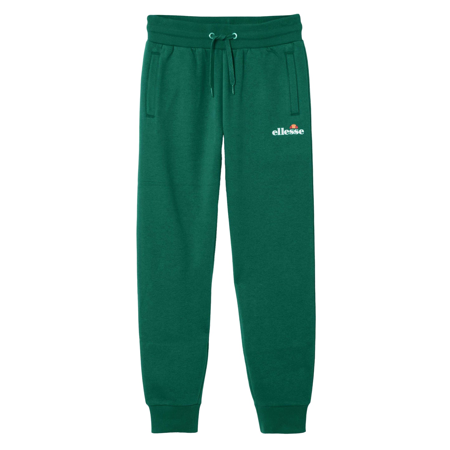 Dark Green - Front - Ellesse Boys Stasere 2 Jogging Bottoms