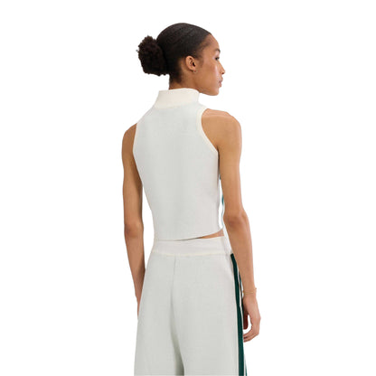 Off White - Back - Ellesse Womens-Ladies Surista Quarter Zip Top
