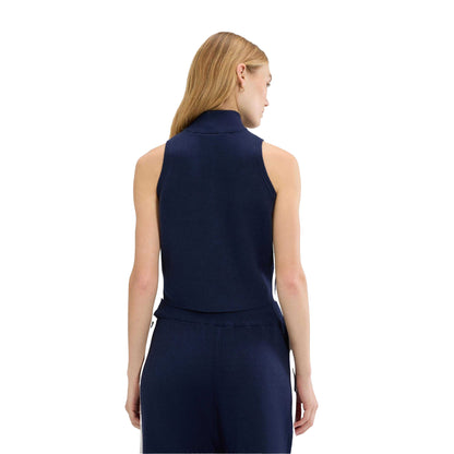 Navy - Back - Ellesse Womens-Ladies Surista Quarter Zip Top