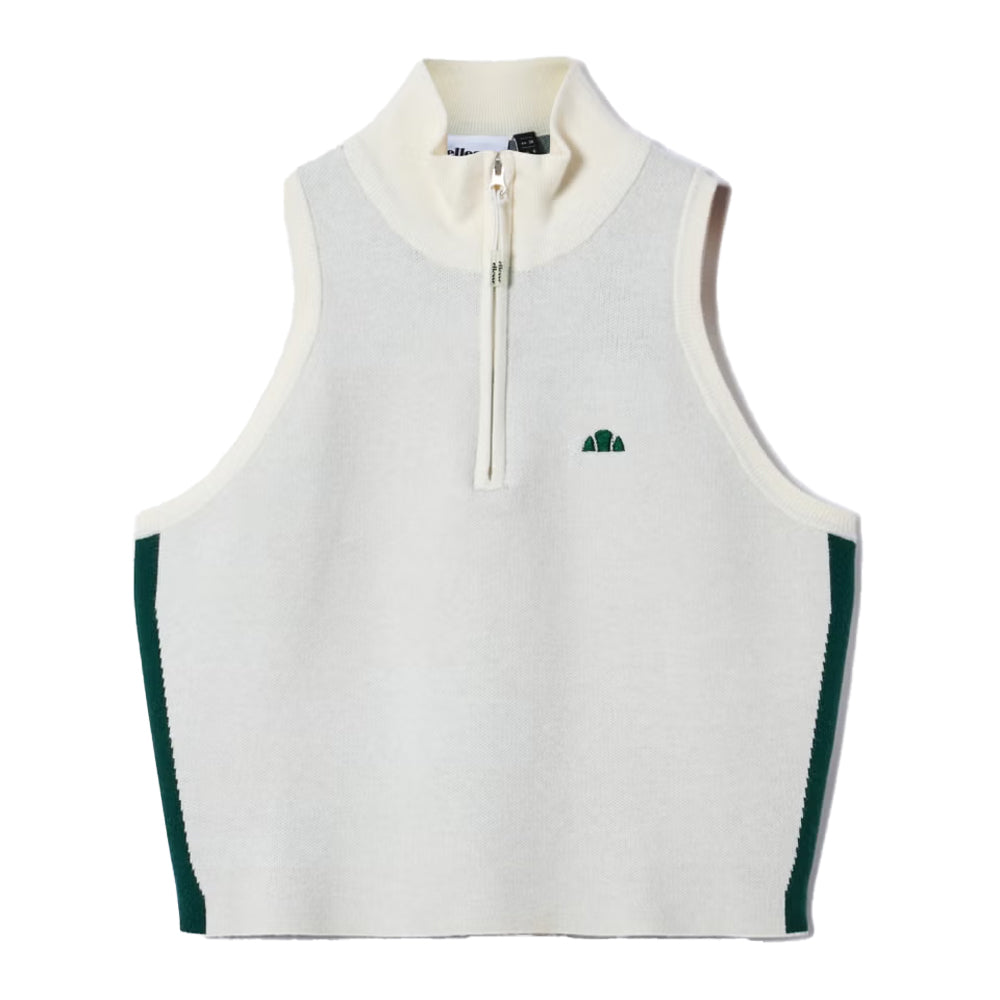 Off White - Front - Ellesse Womens-Ladies Surista Quarter Zip Top