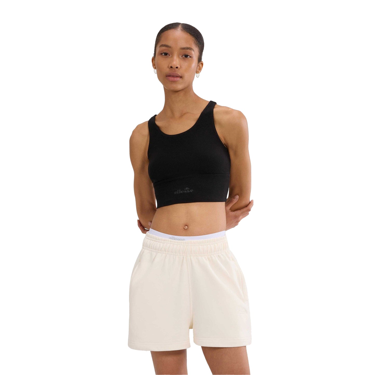Black - Lifestyle - Ellesse Womens-Ladies Ballante Racerback Sports Bra