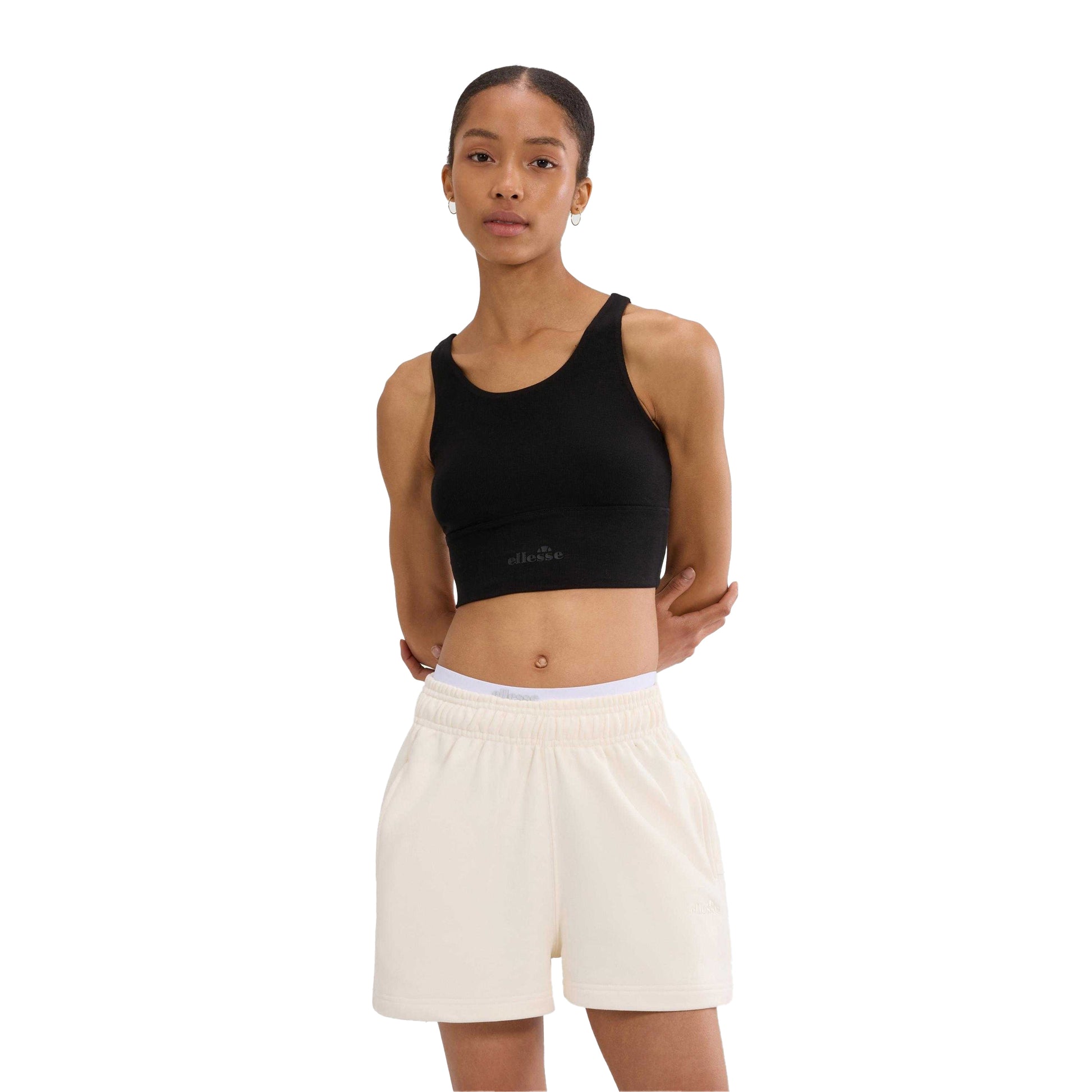 Black - Lifestyle - Ellesse Womens-Ladies Ballante Racerback Sports Bra