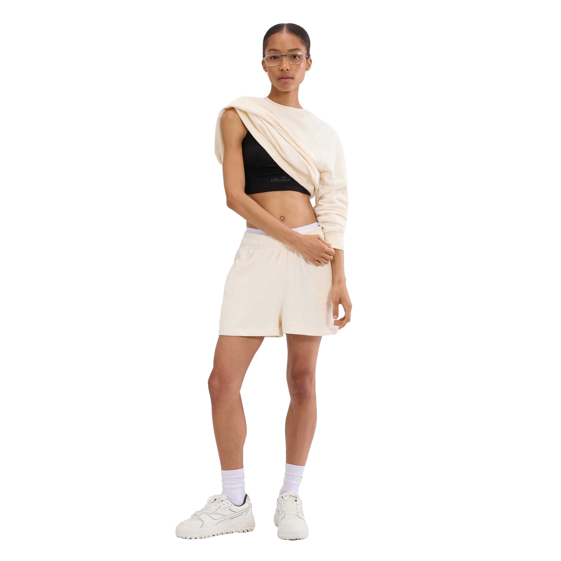 Black - Pack Shot - Ellesse Womens-Ladies Ballante Racerback Sports Bra