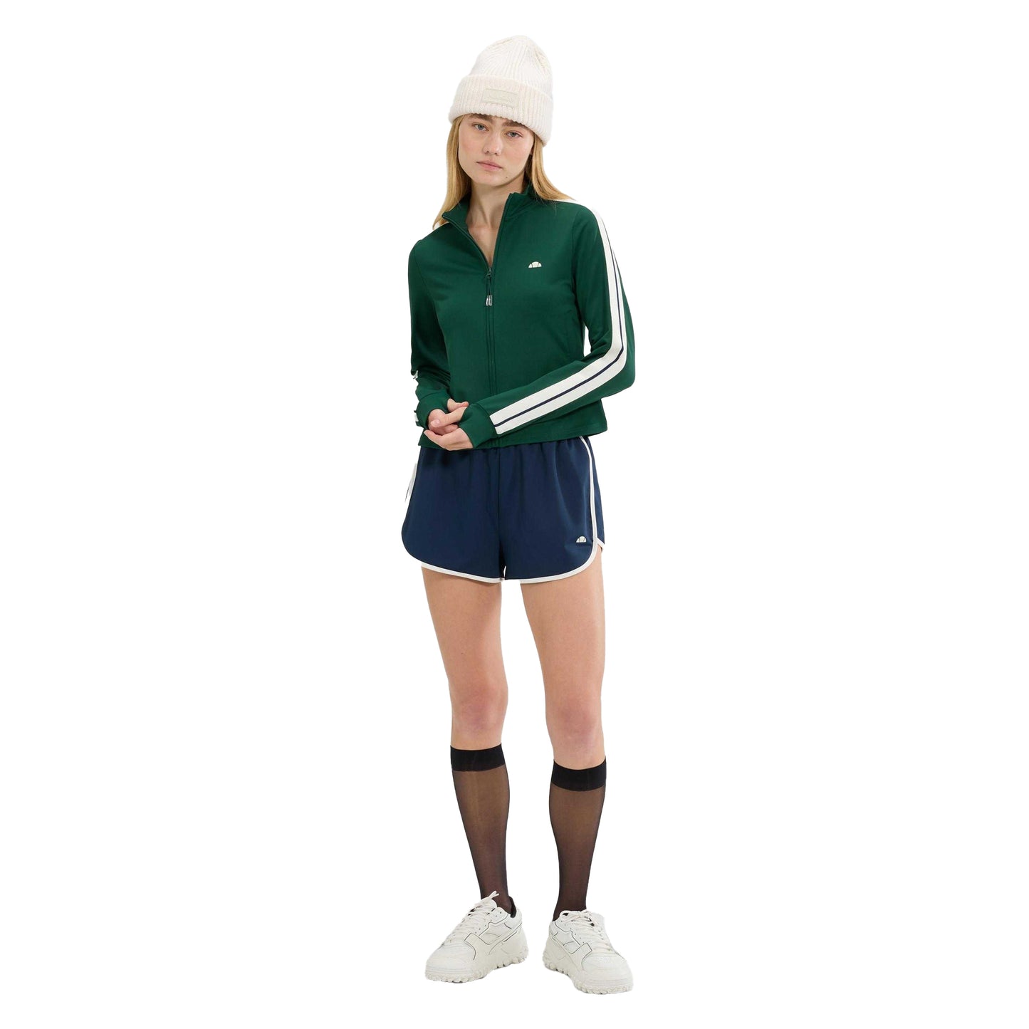 Dark Green - Pack Shot - Ellesse Womens-Ladies Banff Full Zip Track Top