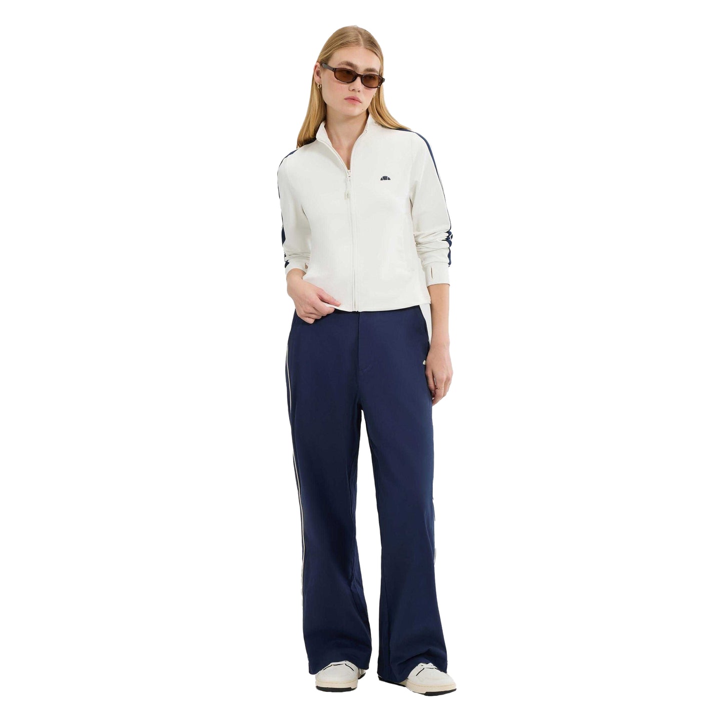 Off White - Pack Shot - Ellesse Womens-Ladies Banff Full Zip Track Top