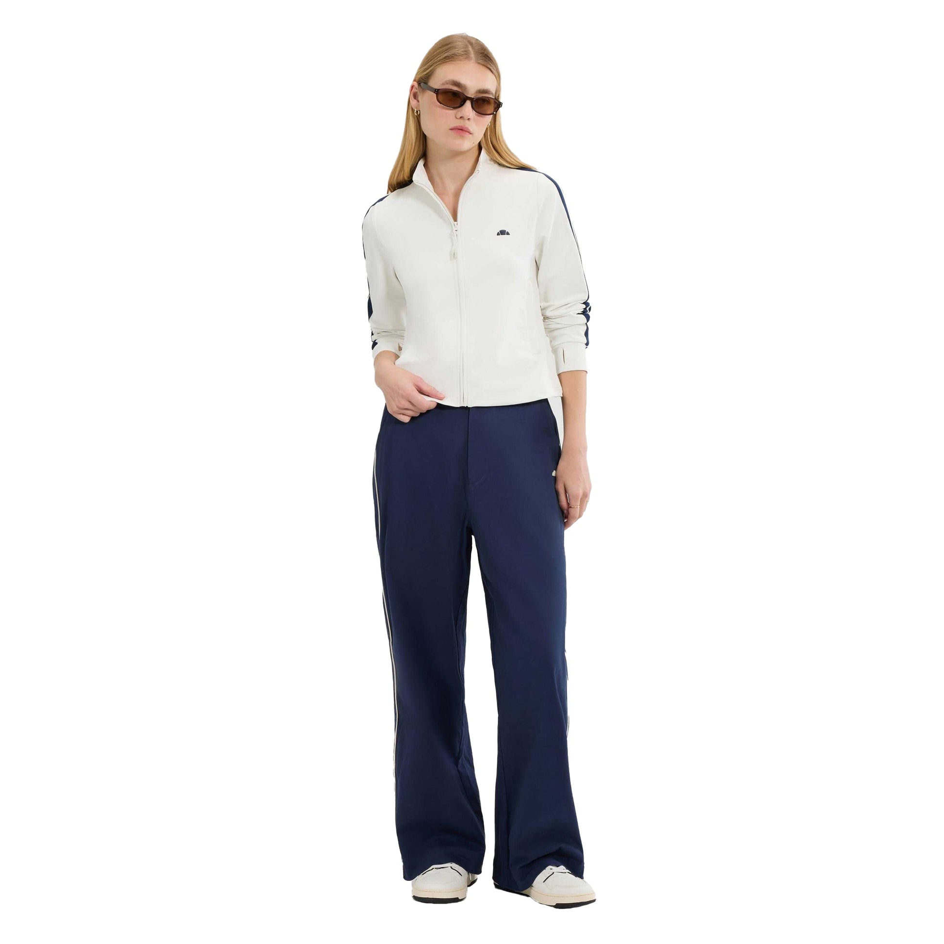 Off White - Pack Shot - Ellesse Womens-Ladies Banff Full Zip Track Top