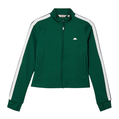 Dark Green - Front - Ellesse Womens-Ladies Banff Full Zip Track Top