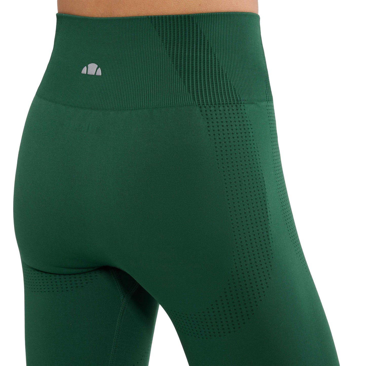 Dark Green - Side - Ellesse Womens-Ladies Garceau Leggings