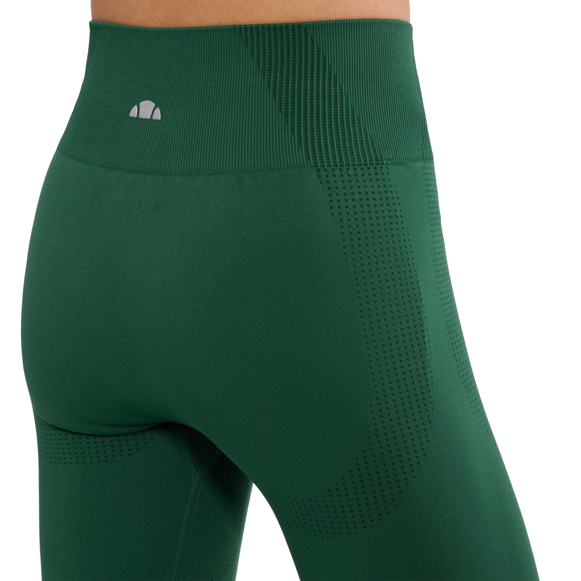 Dark Green - Side - Ellesse Womens-Ladies Garceau Leggings