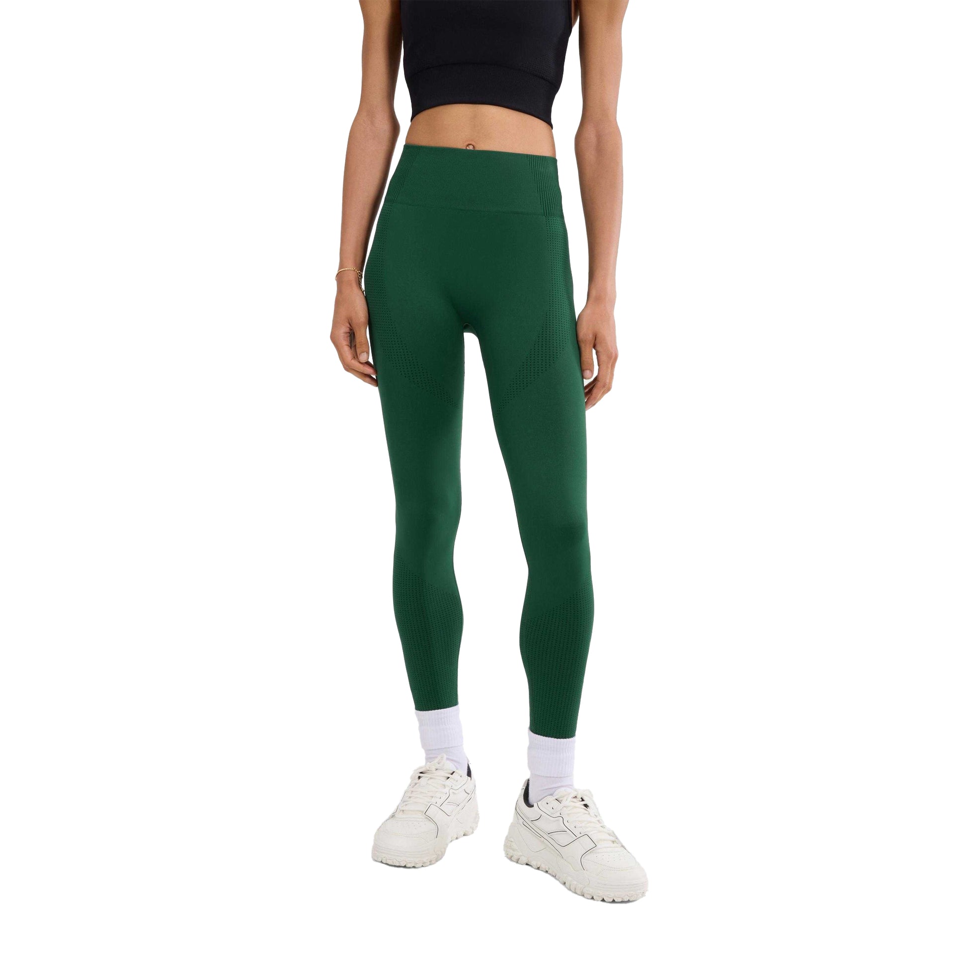 Dark Green - Lifestyle - Ellesse Womens-Ladies Garceau Leggings
