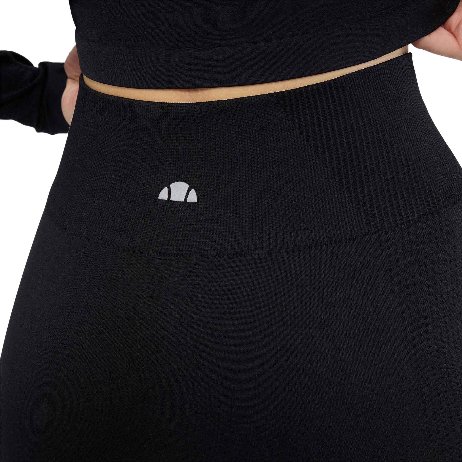 Black - Side - Ellesse Womens-Ladies Garceau Leggings