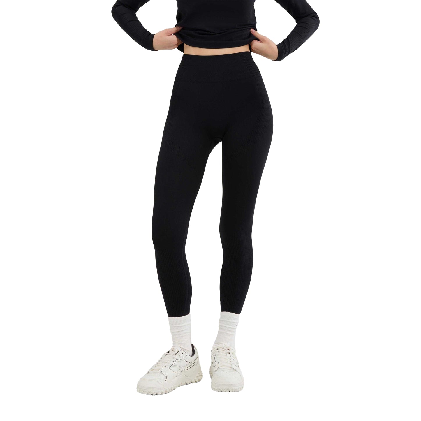 Black - Lifestyle - Ellesse Womens-Ladies Garceau Leggings