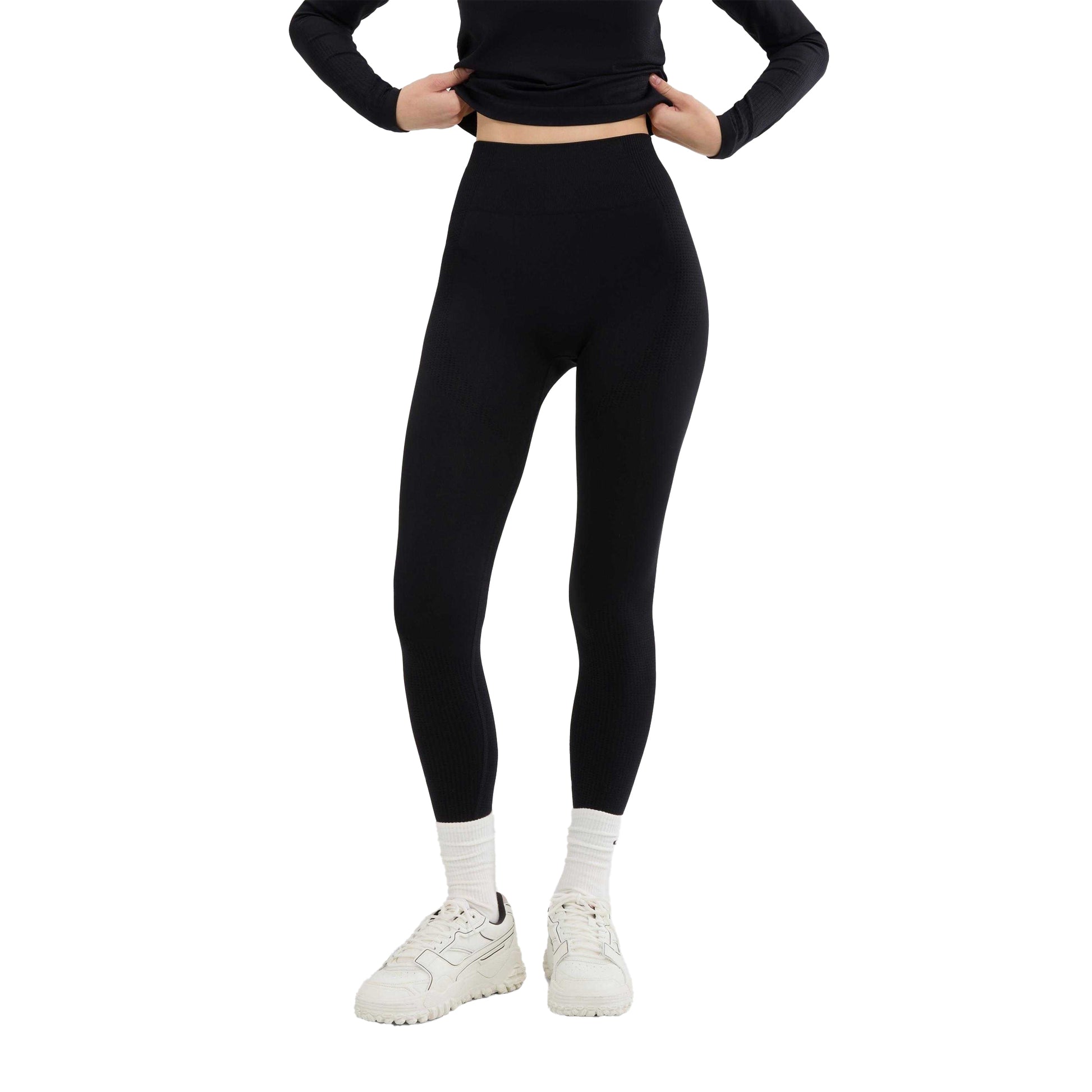 Black - Lifestyle - Ellesse Womens-Ladies Garceau Leggings