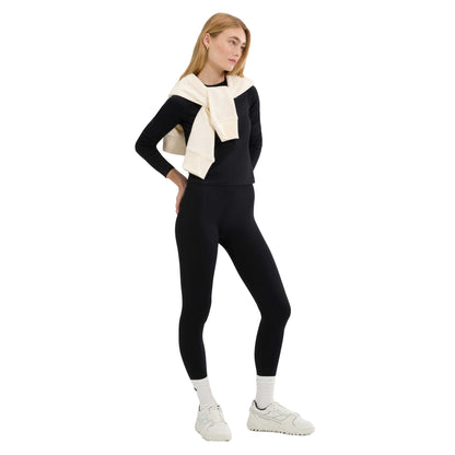 Black - Pack Shot - Ellesse Womens-Ladies Garceau Leggings