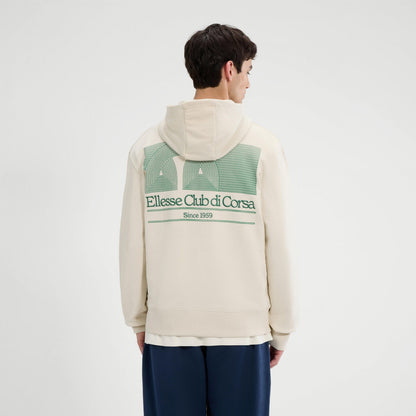 Off White - Lifestyle - Ellesse Mens Club Di Corsa Hoodie