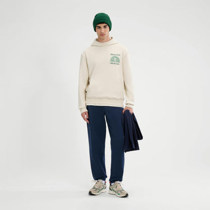 Off White - Pack Shot - Ellesse Mens Club Di Corsa Hoodie
