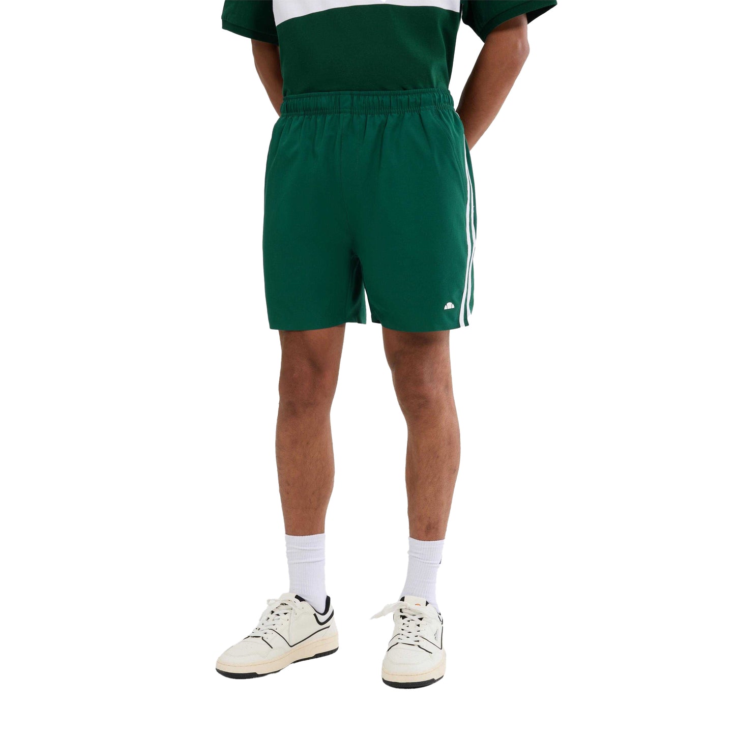 Dark Green - Side - Ellesse Mens Dremonte Shorts