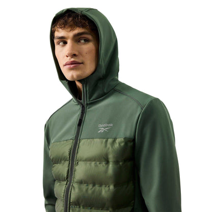 Breakaway Green - Side - Reebok Mens Heywood Hybrid Jacket