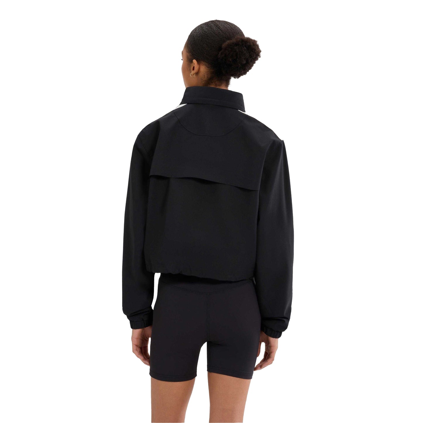 Black - Back - Ellesse Womens-Ladies Lac-Vert Overhead Jacket