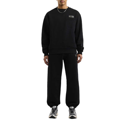 Black - Pack Shot - AVX Mens Loaded Jogging Bottoms