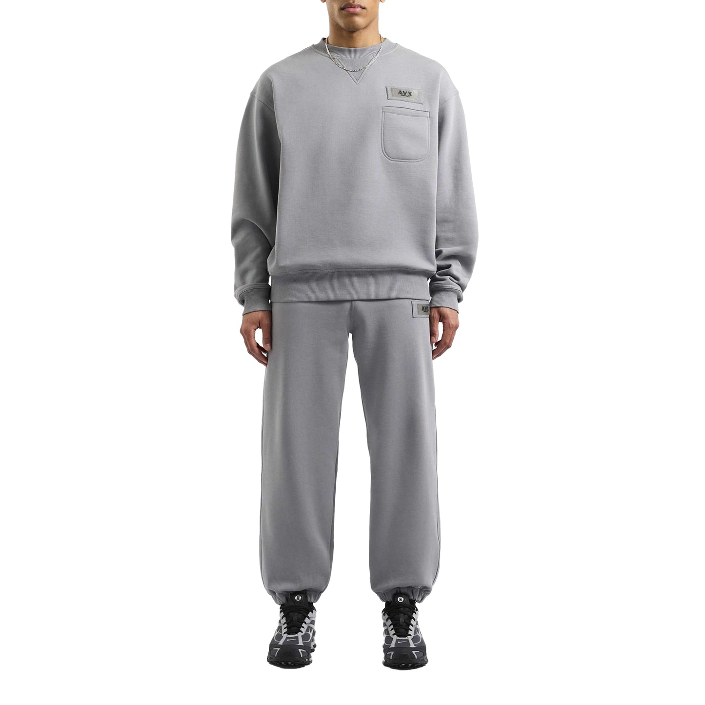 Shadow Grey - Lifestyle - AVX Mens Loaded Jogging Bottoms