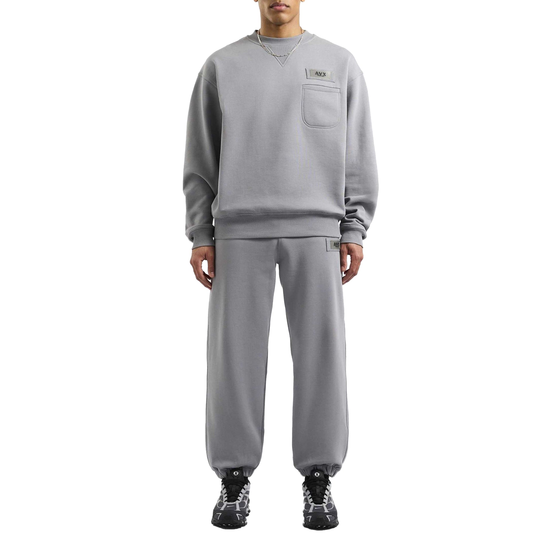 Shadow Grey - Lifestyle - AVX Mens Loaded Jogging Bottoms