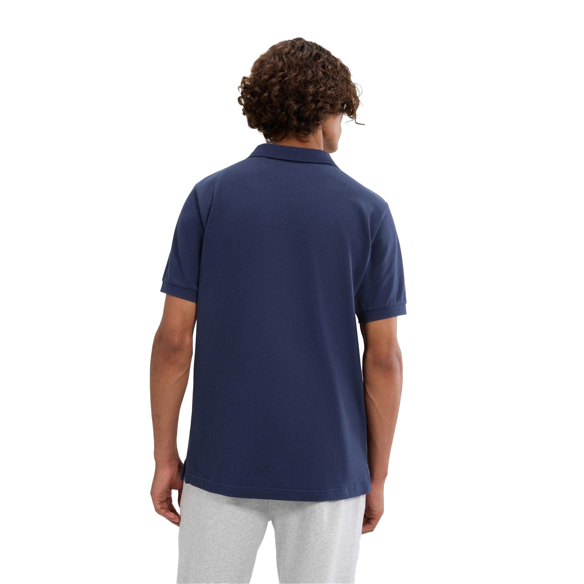 Navy-Blue - Back - Ellesse Mens Muccia Pique Polo Shirt
